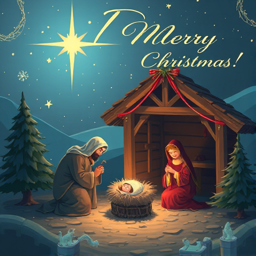 merry christmas nativity images free