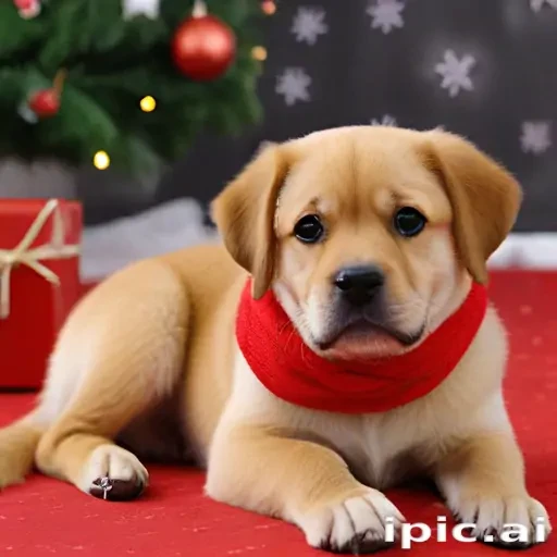christmas wallpaper dog