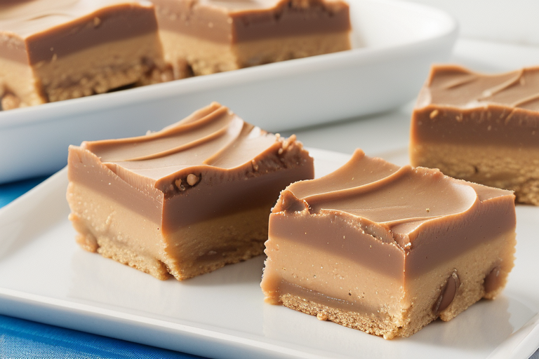 school lunch peanut butter bars