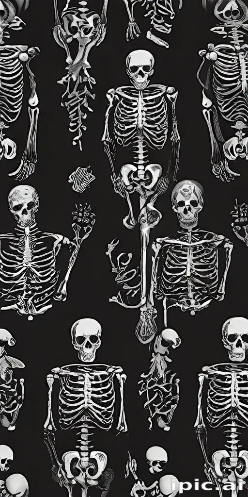 skeleton background