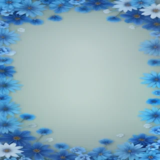 flower background blue