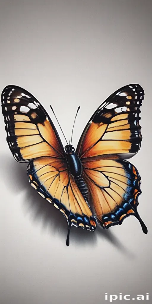 picture of a butterfly drawing