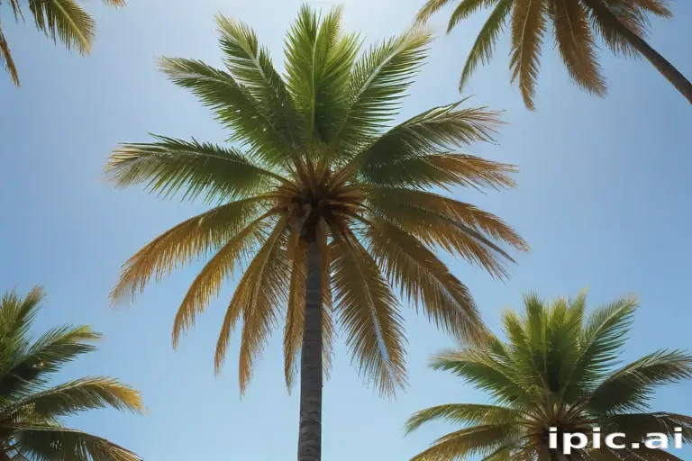 palm trees transparent