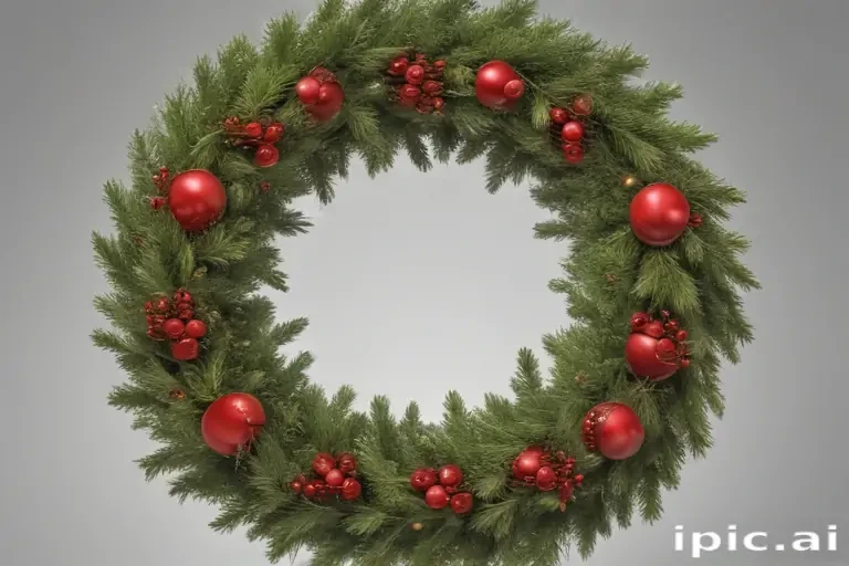 christmas wreath transparent