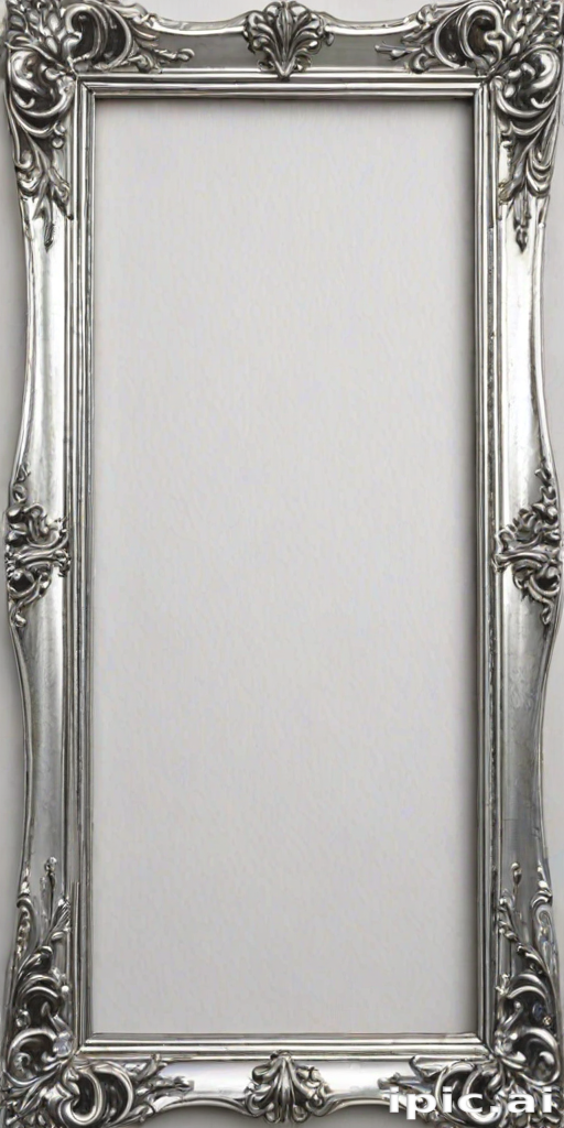 silver frame png