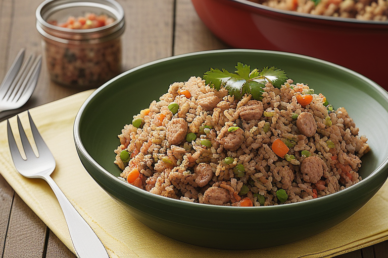 dirty rice with ground turkey