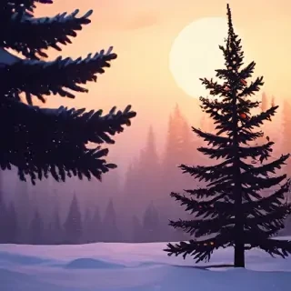 pretty christmas background
