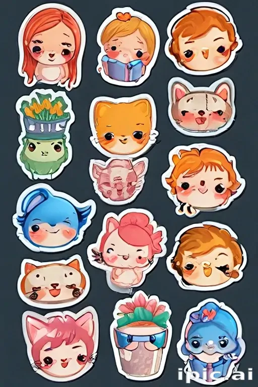 stickers clipart