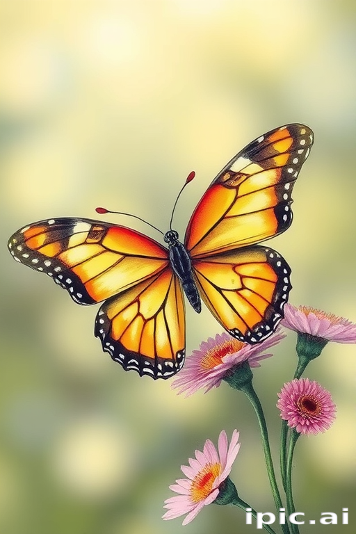 butterfly images drawing