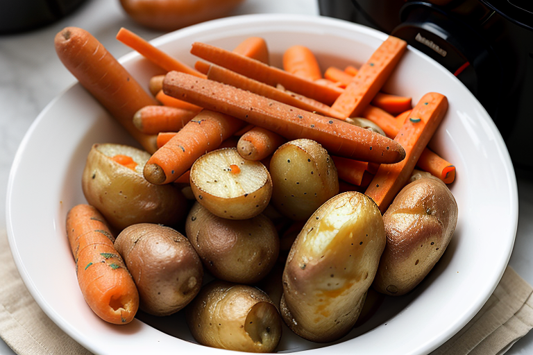 air fryer potatoes and carrots