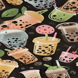 bubble tea background