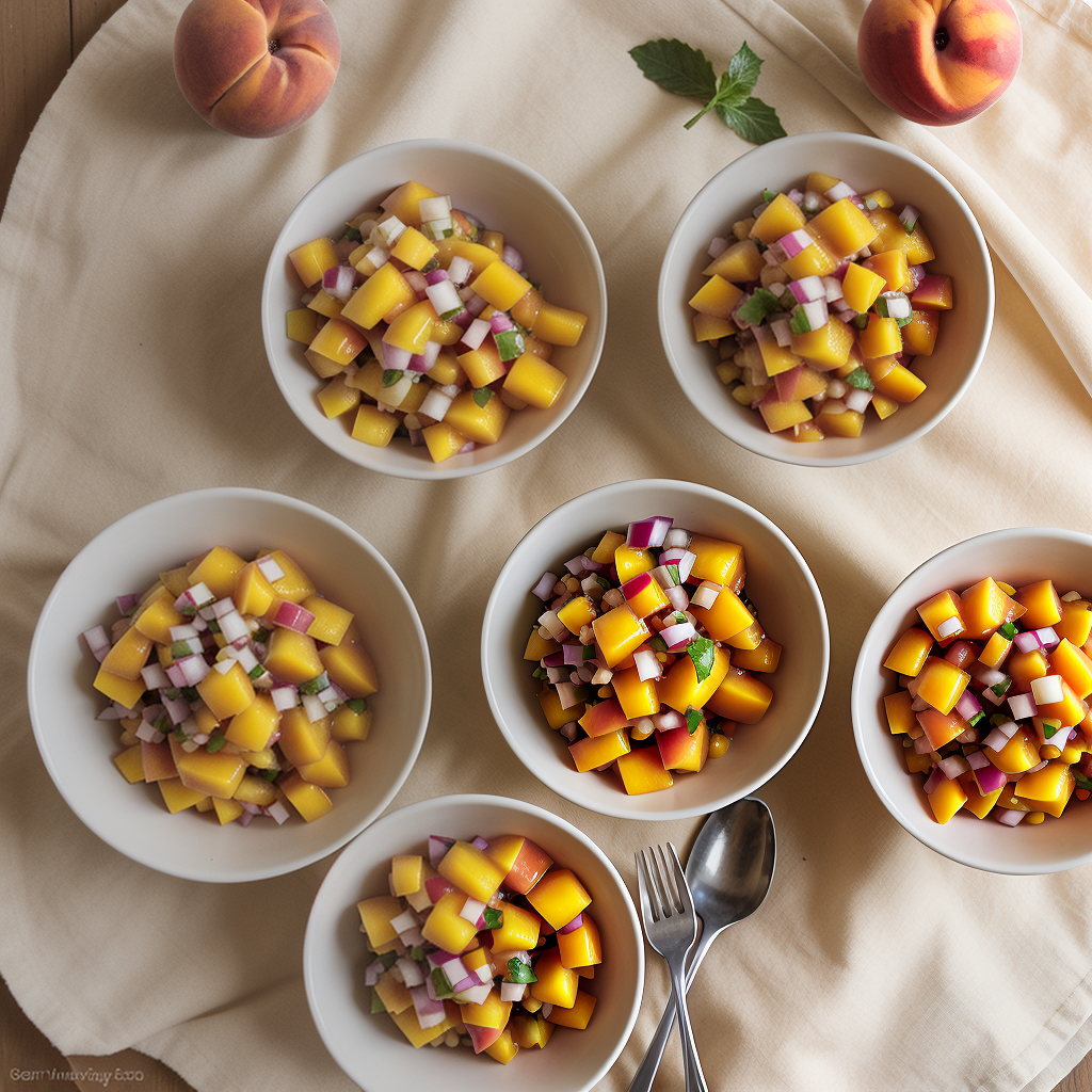 santa barbara peach mango salsa