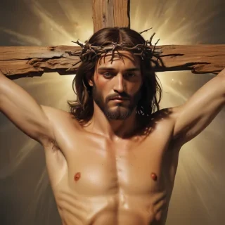 jesus on the cross picture