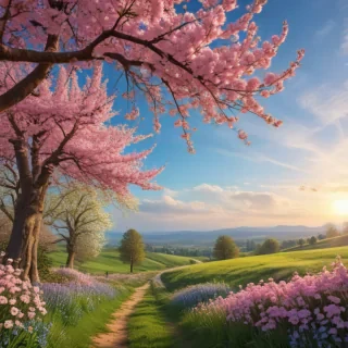 spring backgrounds aesthetic