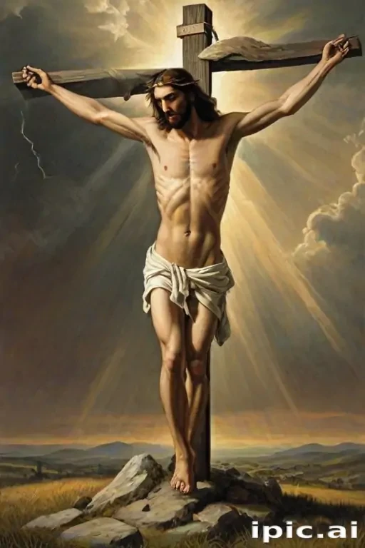 jesus on the cross picture