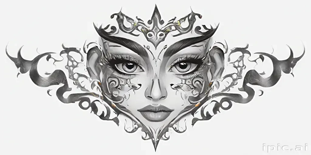 face tattoo png