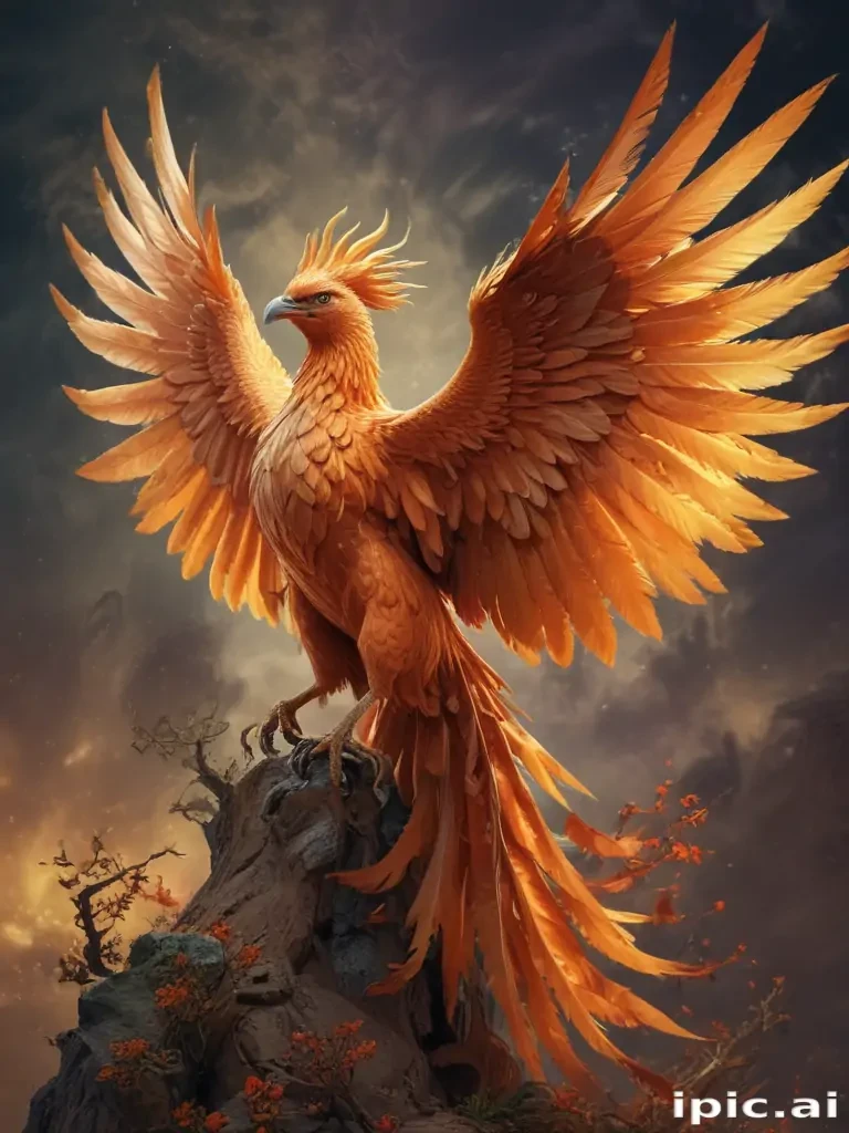 phoenix bird wallpaper