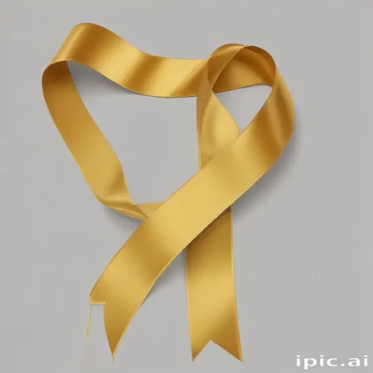 gold ribbon png