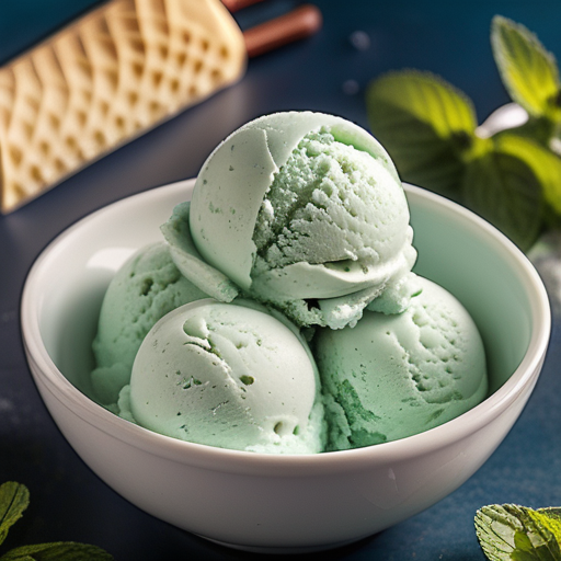 mint ice cream without chocolate chips
