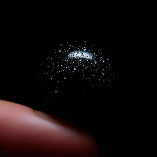 black with glitter