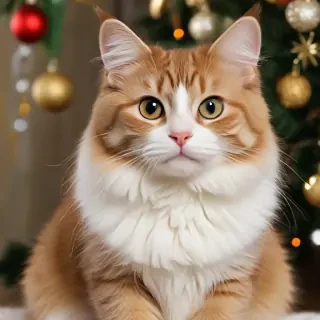 cat christmas wallpaper