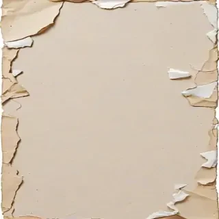 torn paper transparent