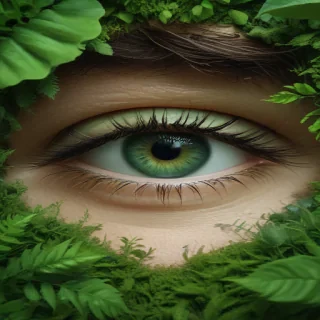 green aesthetic background