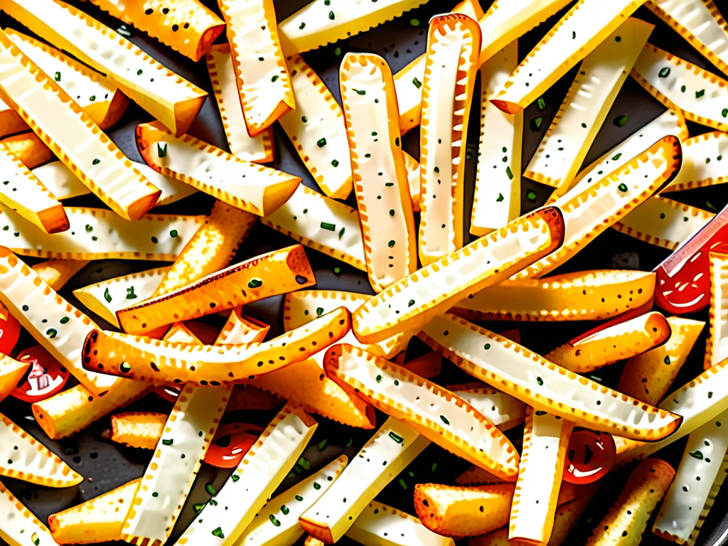 how long to air fry checkers fries