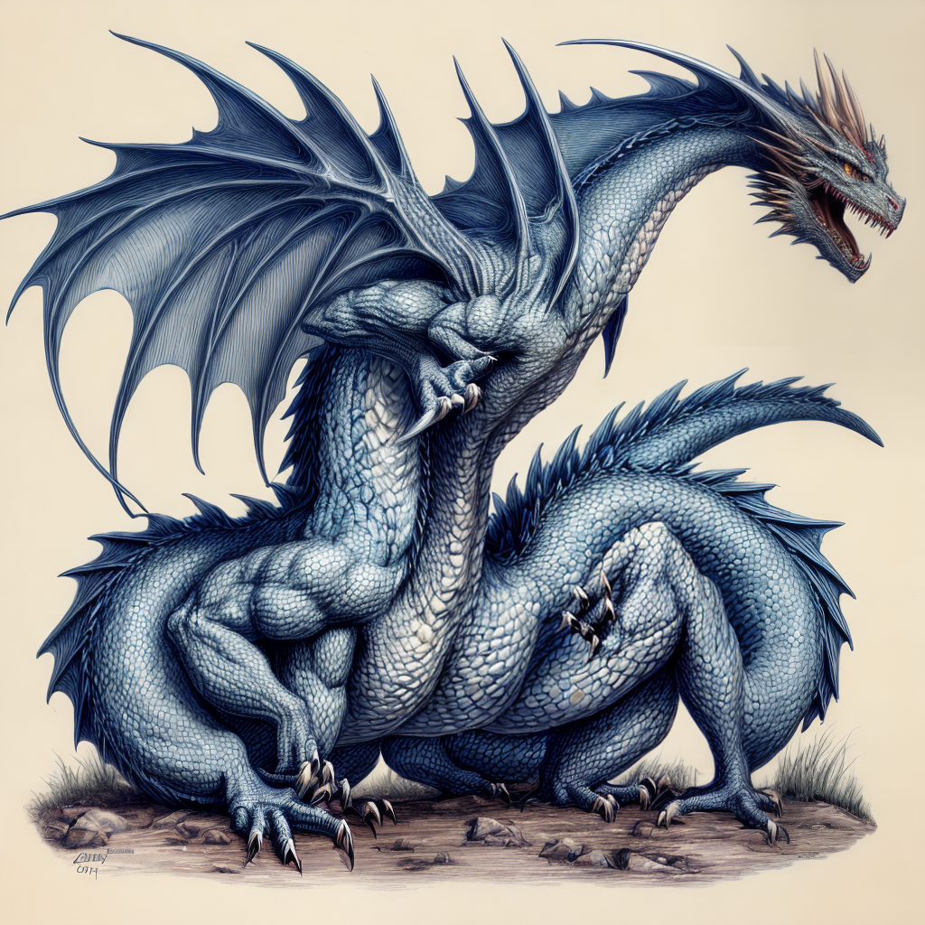 Anthropomorphic Dragon