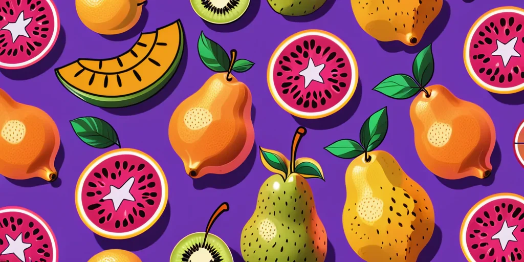 aesthetic fruit background