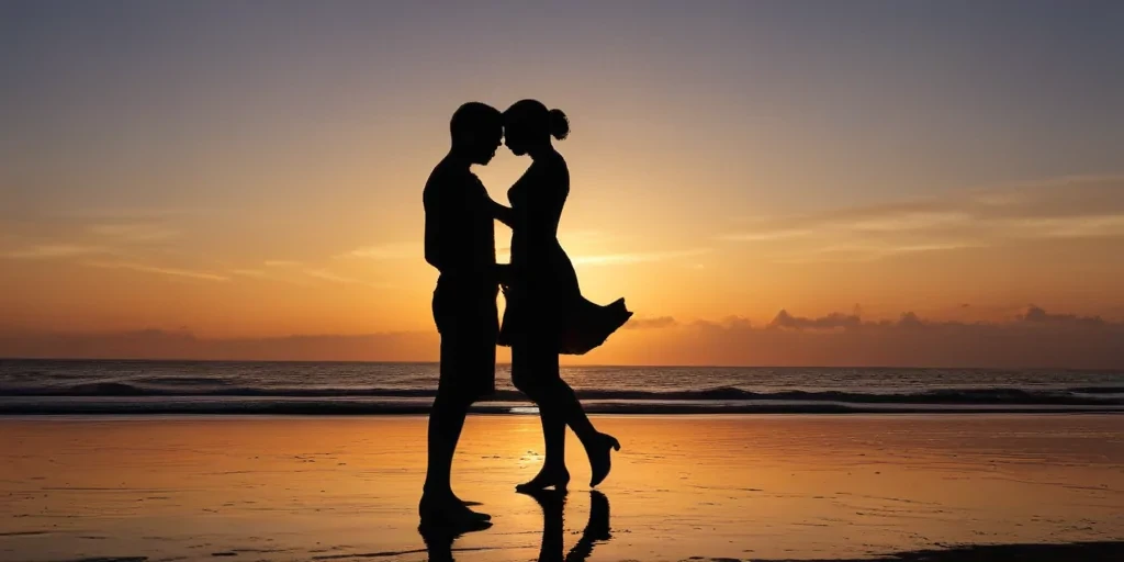 couple silhouette