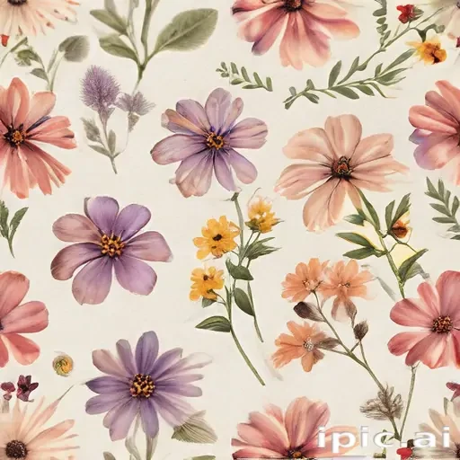 pressed flower png
