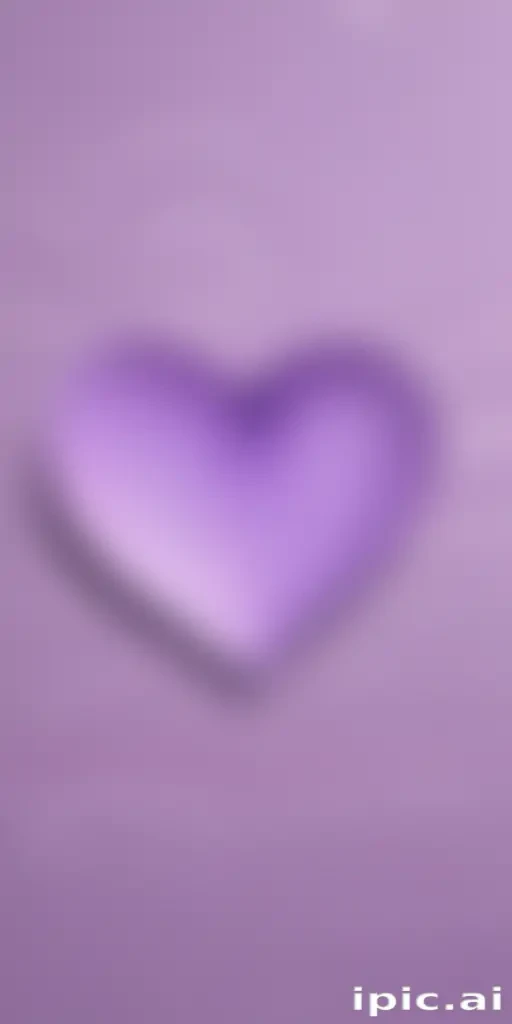 purple aesthetic heart