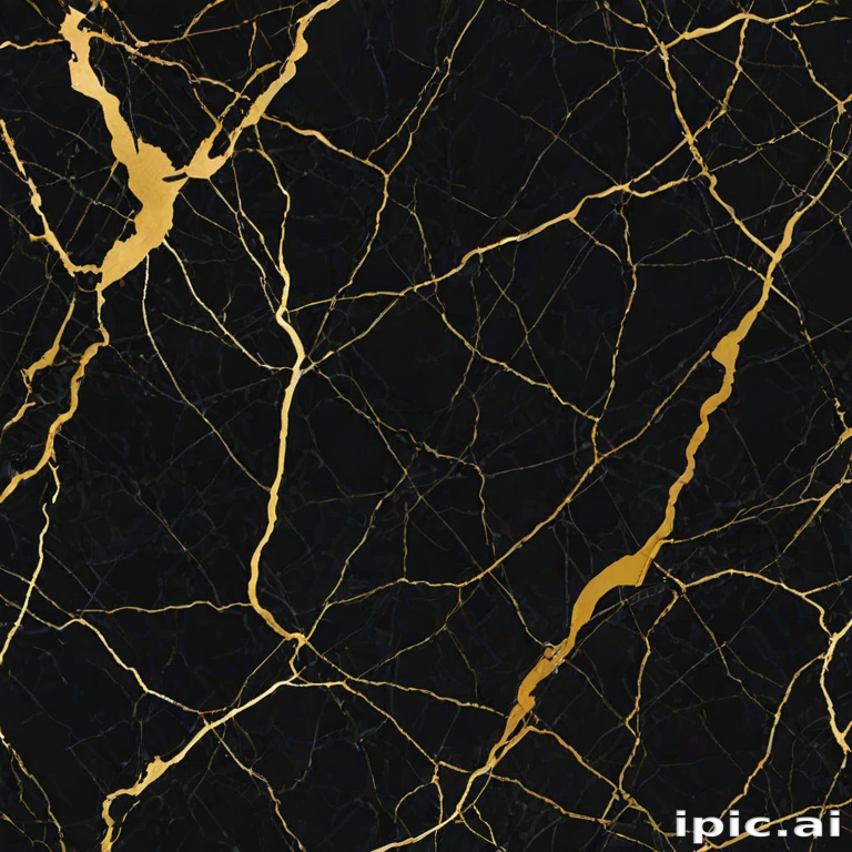 black and gold marble background