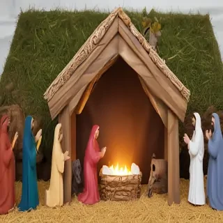 images of the manger scene