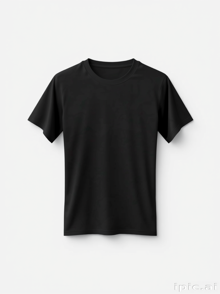 black t shirt mockup free