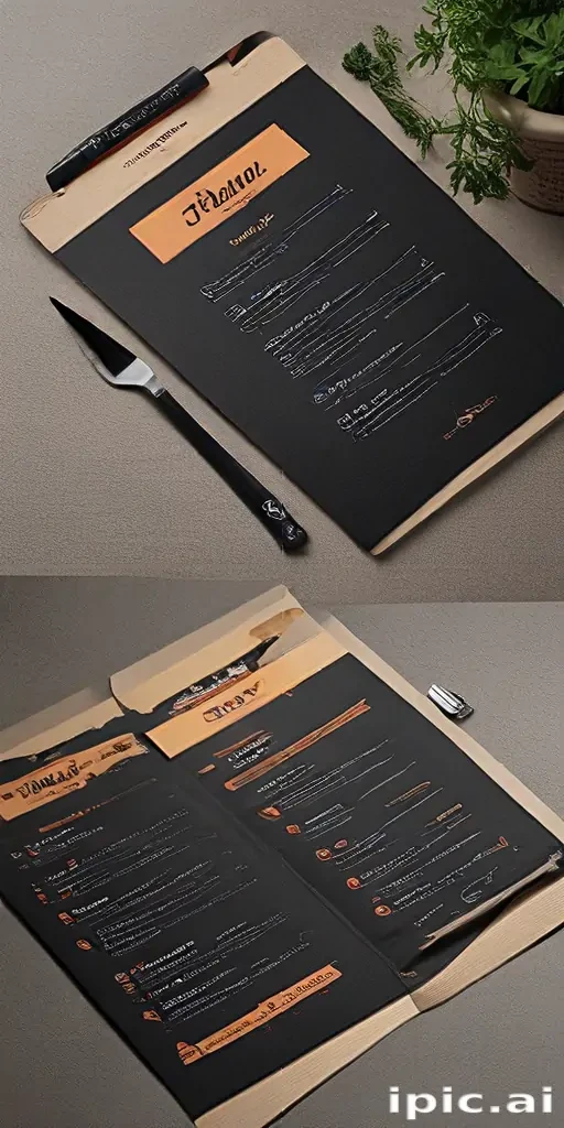 restaurant menu mockup free