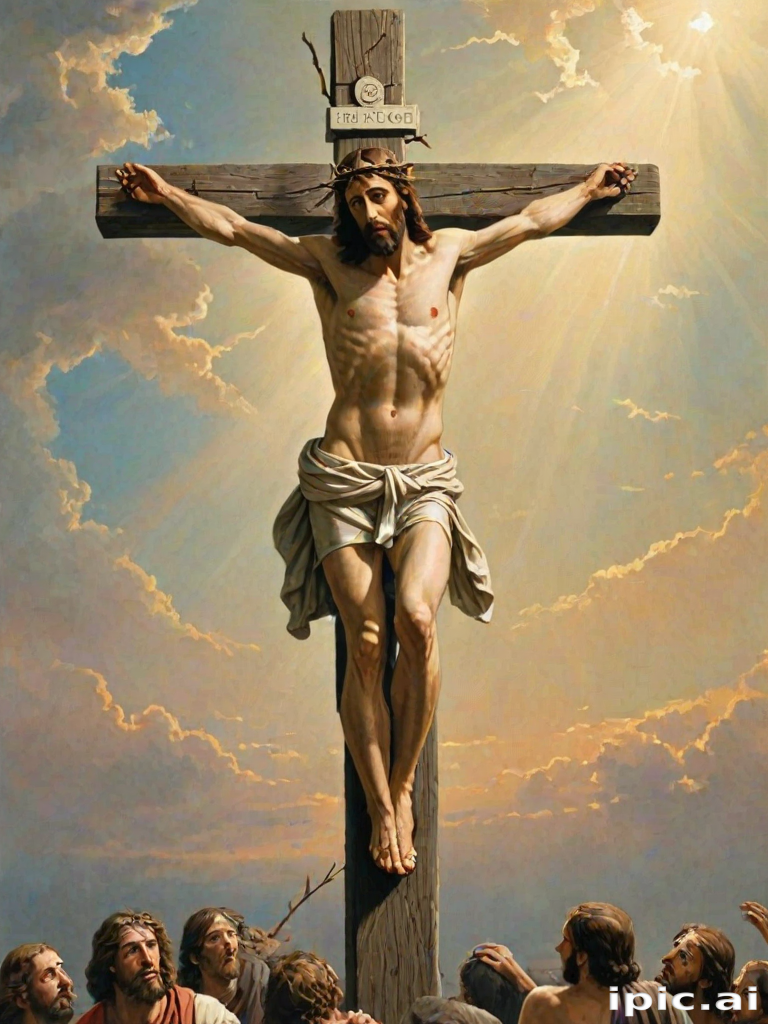 jesus on the cross pictures