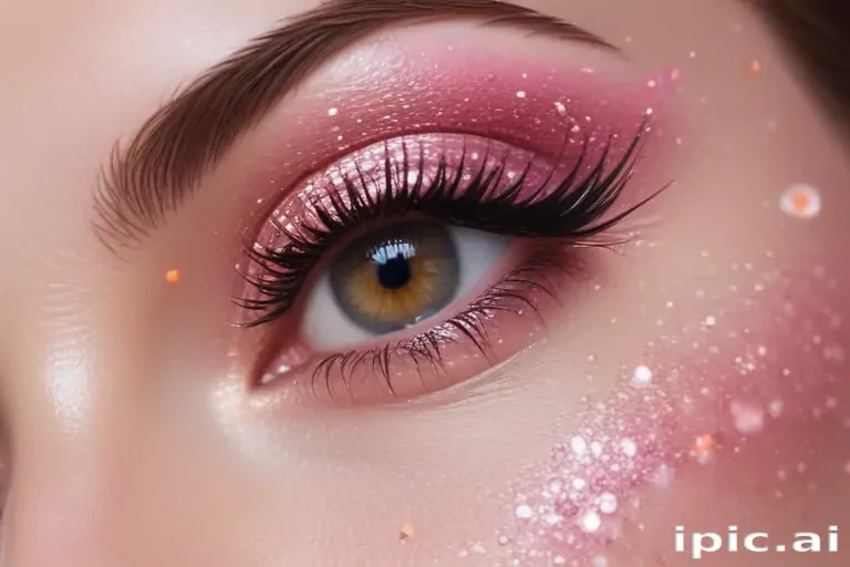 pink glitter aesthetic