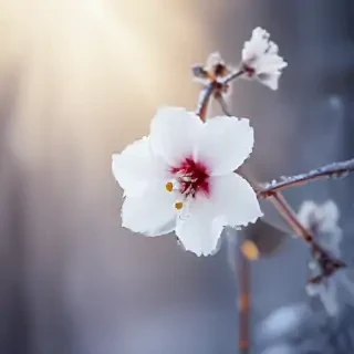 winter flower wallpaper background