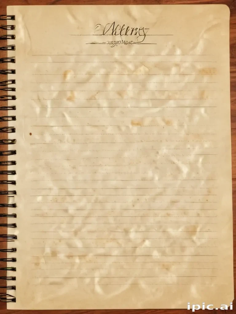 notebook page background