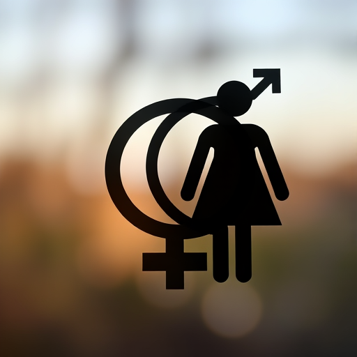 Create an intricate design of intertwined male and female gender symbols with a soft focus effect, using a DSLR camera, 50mm lens, f/2.8 aperture, ISO 100, natural lighting, and a shallow depth of field to enhance the contrast and clarity of the symbols.