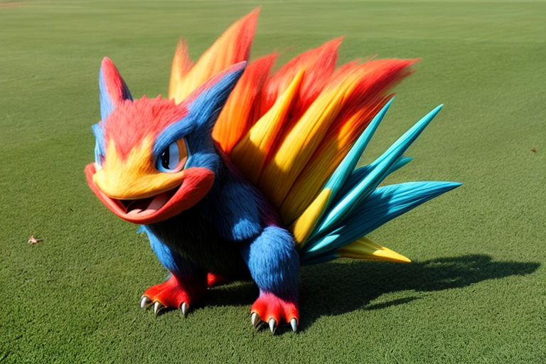 Custom Fire Pokemon unique looking pokemon fire type