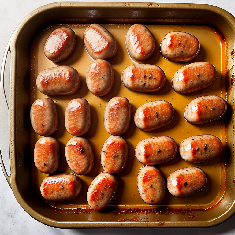 how long to cook chicken sausage in oven