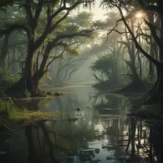 swamp background