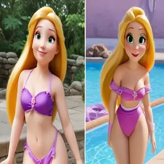 rapunzel bikini