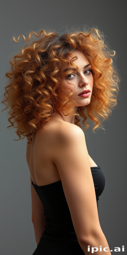 curly hair png