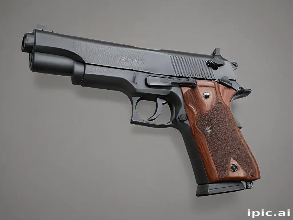 gun no background