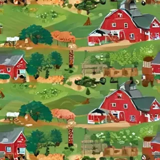 background of a farm