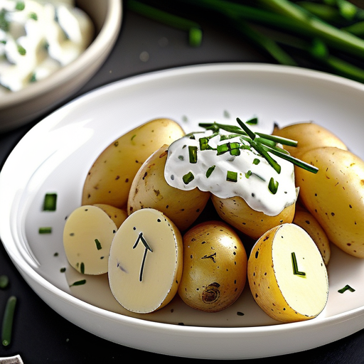 sour cream and chive potatoes